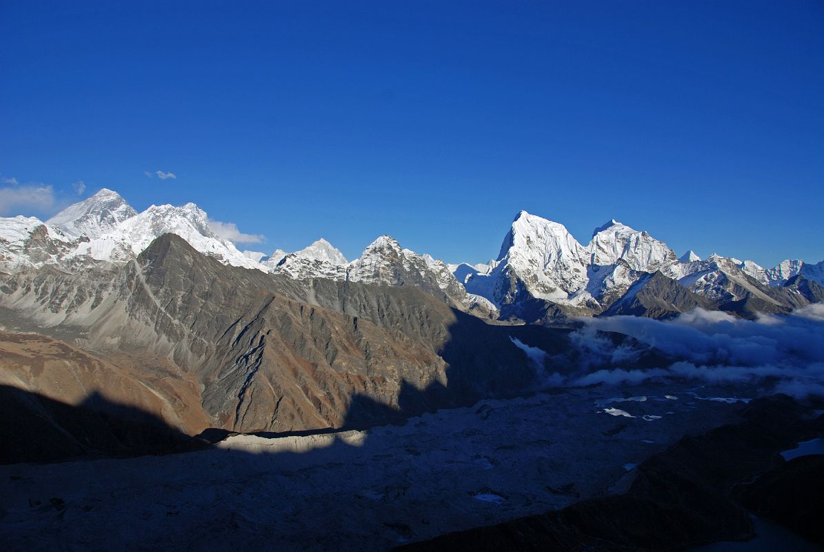 Gokyo Ri 04-1 Everest, Nuptse, Lhotse, Makalu, Cholatse, Tawache From Gokyo Ri Before Sunset